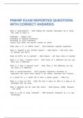 PMHNP Exam Reported Questions