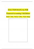 Solution Manual for Financial Accounting 11th Edition Robert Libby&comma; Patricia Libby&comma; Frank Hodge