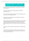 214 License Exam Questions Solved 100&percnt; Correct&vert; Newest 2025&vert;Verified Solutions