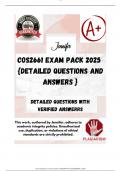 COS2661 EXAM PACK 2025  &lbrace;DETAILED QUESTIONS AND ANSWERS &rcub;