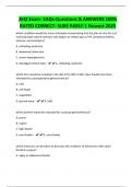 AH2 Exam- EAQs-Questions & ANSWERS 100&percnt; RATED CORRECT- SURE PASS&excl;&excl; &vert; Newest 2025