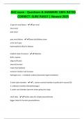 AH2 exam - Questions & ANSWERS 100&percnt; RATED CORRECT- SURE PASS&excl;&excl; &vert; Newest 2025