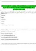 RN NUTRITION ATI PROCTORED RETAKE EXAM 2025 WITH QUESTIONS AND REVISED ANSWERS&comma; 100&percnt; GUARANTEE PASS