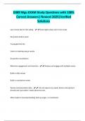 D389 Wgu EXAM Study Questions with 100&percnt; Correct Answers&vert; Newest 2025&vert;Verified Solutions