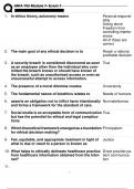 MHA 705 Module 7- Exam 7 2025 Complete Questions And Verified Answers&sol; Complete Solutions With Rationales &vert;Get It 100&percnt; Accurate&excl;&excl; Already graded A&plus;