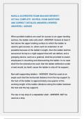 NASCLA ACCREDITED EXAM 2024&sol;2025 NEWEST&excl;&excl; ACTUAL COMPLETE 250 REAL EXAM QUESTIONS  AND CORRECT DETAILED ANSWERS &lpar;VERIFIED  ANSWERS&rpar; &vert; AGRADE
