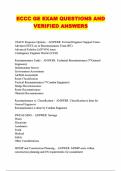 ECCC GE EXAM QUESTIONS AND VERIFIED ANSWERS