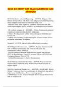 ECCC GE STUDY SET EXAM QUESTIONS AND ANSWERS