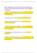  EPIC TRAINING COG170 COGITO FUNDAMENTALS EXAM LATEST 2025-2026 QUESTIONS AND CORRECT ANSWERS