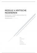 Module 4 Kritisch redeneren Deeltentamen 1&colon; Zorgdossier &plus; moreel dilemma &plus; reflectie  &lpar;Cijfer&colon; 9&period;0&rpar;