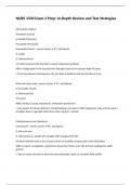NURS 3330 Exam 3 Prep&colon; In-Depth Review and Test Strategies