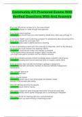 ATI Community Health Proctored Exam Study Guide and PRACTICE Questions with Answers &lpar;Latest&comma; 2024-2025&rpar;