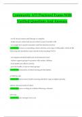 ATI Community Health Proctored Exam Study Guide and PRACTICE Questions with Answers &lpar;Latest&comma; 2024-2025&rpar;