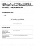2025 Sophos Firewall V19&period;5 EXAM QUESTIONS AND CORRECT DETAILED ANSWERS &vert; COMPLETE SOLUTIONS ALEADY GRADED A&plus;