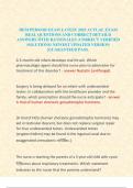 HESI PEDS&sol;OB EXAM LATEST 2025 ACTUAL EXAM REAL QUESTIONS AND CORRECT DETAILD ANSWERS WITH RATIONALES &lpar;CORRECT VERIFIED SOLUTIONS&rpar; NEWEST UPDATED VERSION &vert;GUARANTEED PASS&period;