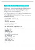 Kappa Delta Chi&comma; Exam 1 Questions and Answers