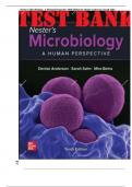 Test Bank for Nester's Microbiology&colon; A Human Perspective&comma; 10th Edition&period;&period;&period;Latest 2024