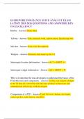  GUIDEWIRE INSURANCE SUITE ANALYST EXAM LATEST 2025-2026 QUESTIONS AND ANSWERS&vert; KEY TO EXCELLENCY