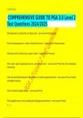 COMPREHENSIVE GUIDE TO PGA 3&period;0 Level 2 Test Questions 2024&sol;2025