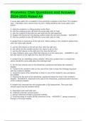 Prometric CNA Questions and Answers 2024-2025 Rated A&plus;