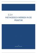 2&period;2&period;4 Methodisch werken in de praktijk&comma; CIJFER 8&excl;&excl;&excl; INCLUSIEF&colon; formulieren en modellen