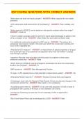 QSP COURSE QUESTIONS WITH CORRECT ANSWERS