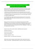 BIO 319 Test2&vert; Questions & Answers 100&percnt; Correct&vert; Newest Update 2025