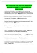HIM 1423 Exam Prep Questions & ANSWERS 100&percnt; RATED CORRECT- Guaranteed Pass&vert; Newest 2025