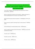 HIM 1423 Final Exam Review Questions & ANSWERS 100&percnt; RATED CORRECT- Guaranteed Pass&vert; Newest 2025