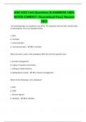 HIM 1423 Test-Questions & ANSWERS 100&percnt; RATED CORRECT- Guaranteed Pass&vert; Newest 2025
