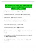 Low Voltage Test &vert; COMPLETE QUESTIONS AND ANSW ERS 100&percnt; RATED CORRECT SURE PASS&excl;&excl; GRADE A&plus;&vert; Newest 2025