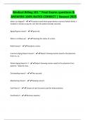 Medical Billing 101 ~ Final Exams questions & ANSWERS 100&percnt; RATED CORRECT &vert; Newest 202