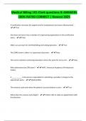 Medical Billing 101-Clark questions & ANSWERS 100&percnt; RATED CORRECT &vert; Newest 2025