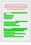 NRNP 6635 MIDTERM  ACTUAL EXAM  LATEST &lpar;II&rpar; VERSION 2024-2025 COMPLETE   QUESTIONS AND CORRECT DETAILED ANSWERS &lpar;VERIFIED ANSWERS&rpar; &vert;ALREADY GRADED A&plus;&vert;&vert;BRAND NEW&period; 