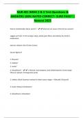 NUR 401 WEEK 2 & 3 Test-Questions & ANSWERS 100&percnt; RATED CORRECT- SURE PASS&excl;&excl; &vert; Newest 2025