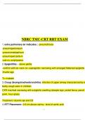 NBRC TMC&sol;CRT&sol;RRT MODULE 1 EXAM LATEST QUESTIONS AND CORRECT ANSWERS 20242025
