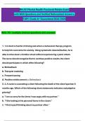 RN ATI Mental Health Proctored Retake Exam with NGN Questions and Verified Rationalized Answers&comma; 100&percnt; Grade A&plus; Guaranteed 2024&sol;2025