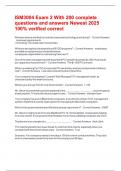 ISM3004 Exam 2 With 200 complete questions and answers Newest 2025 100&percnt; verified correct