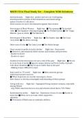 MSCH C216 Final Study Set &ndash; Complete With Solutions 