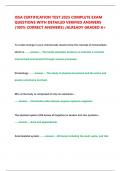 ISSA CERTIFICATION TEST 2025 COMPLETE EXAM  QUESTIONS WITH DETAILED VERIFIED ANSWERS  &lpar;100&percnt; CORRECT ANSWERS&rpar; &sol;ALREADY GRADED A&plus;