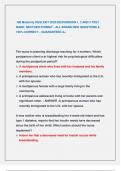 OB Maternity HESI EXIT 2023&sol;2024VERSION 1&comma; 2 AND 3 TEST  BANK&colon; NEXTGEN FORMAT - ALL BRAND NEW QUESTIONS &  100&percnt; CORRECT &ndash; GUARANTEED A&plus; 