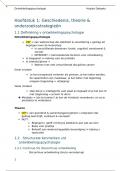 volledige samenvatting ontwikkelingspsychologie 