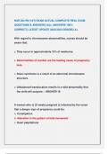 NUR 202 RN VATI EXAM ACTUAL COMPLETE REAL EXAM  QUESTIONS & ANSWERS &lpar;ALL ANSWERS 100&percnt;  CORRECT&rpar; LATEST UPDATE 2022&sol;2023 GRADED A&plus;