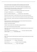 Nervous System Anatomy- Exam Questions with Correct Solutions Latest Version 2025