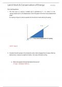 PHY250L Lab 6 Work & Conservation of Energy  &vert;LATEST UPDATE