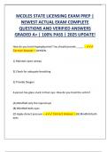 MCOLES STATE LICENSING EXAM PREP &vert;  NEWEST ACTUAL EXAM COMPLETE  QUESTIONS AND VERIFIED ANSWERS  GRADED A&plus; &vert; 100&percnt; PASS &vert; 2025 UPDATE&excl;