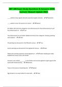 ART 100 Exam Study Questions & Answers 100&percnt; Correct&vert; Newest Update 2025