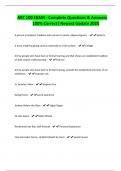 ART 100 EXAM - Complete Questions & Answers 100&percnt; Correct&vert; Newest Update 2025