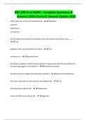 ART 100 Final EXAM - Complete Questions & Answers 100&percnt; Correct&vert; Newest Update 2025