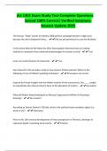 Art 1301 Exam Study Test-Complete Questions Solved 100&percnt; Correct&vert; Verified Solutions- Newest Update 2025